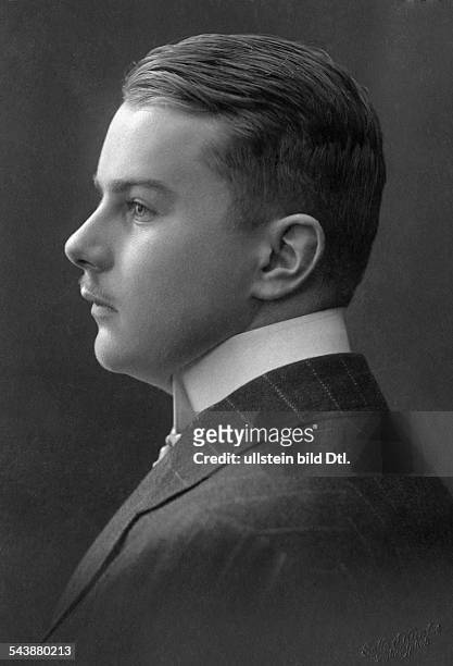 Preussen, Prince Friedrich Leopold, Germany*27.08.1895-+nee.: Franz Joseph Oskar Ernst Patrick Friedrich Leopold Prince of Prussia - Photographer:...