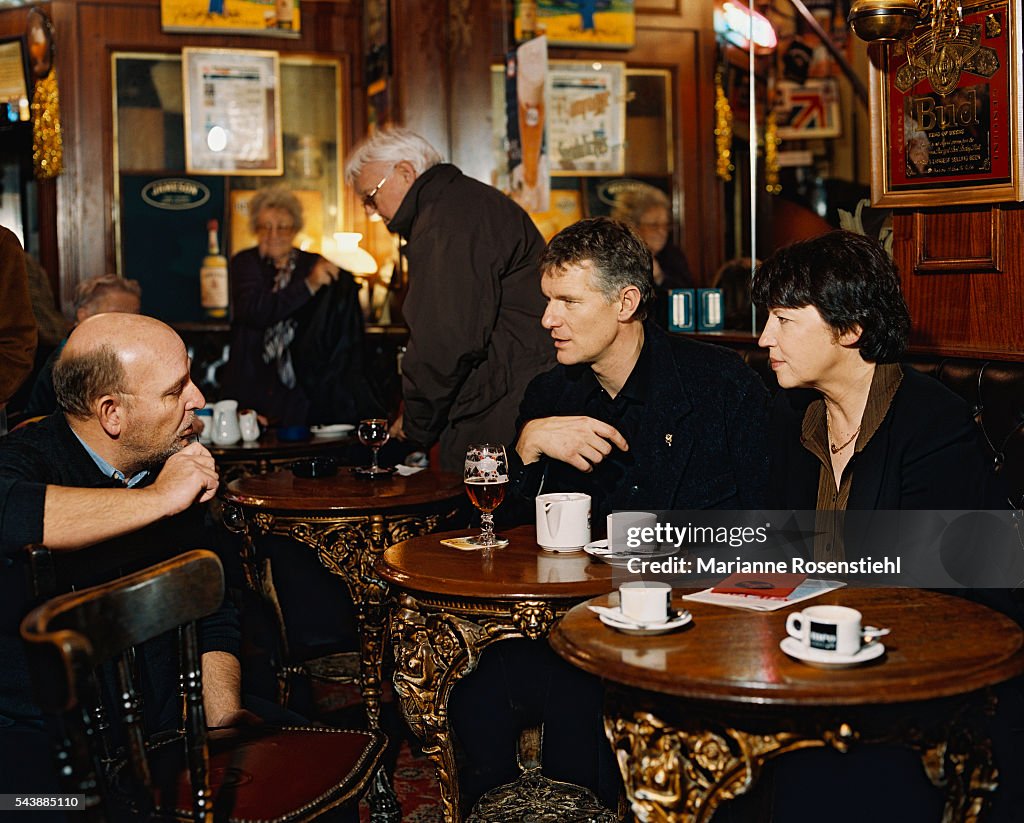 Martine Aubry with Didier Fusillier