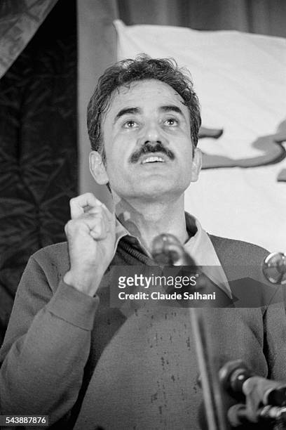 General Secretary of the Popular Front for the Liberation of Palestine Georges Habache.