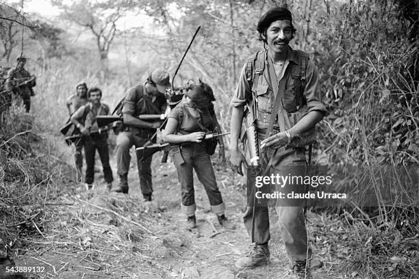 Guerrilla fighters of the PPL during an operation.