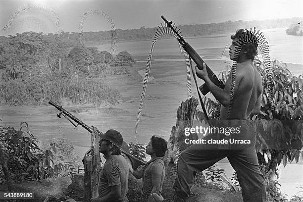 Soldiers under Eden "Commander Zero" Pastora, leader of an anti-Sandinista movement. Under his command, fighters moved in to take control of the city...