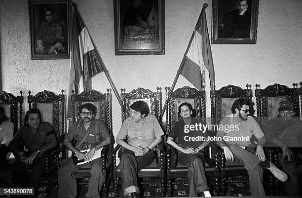 First public appearance of Sandinista leaders, Daniel Ortega, Sergio Ramirez, Violeta Chamorro, Alfonso Robelo and Tomas Borge. On July 19, the...