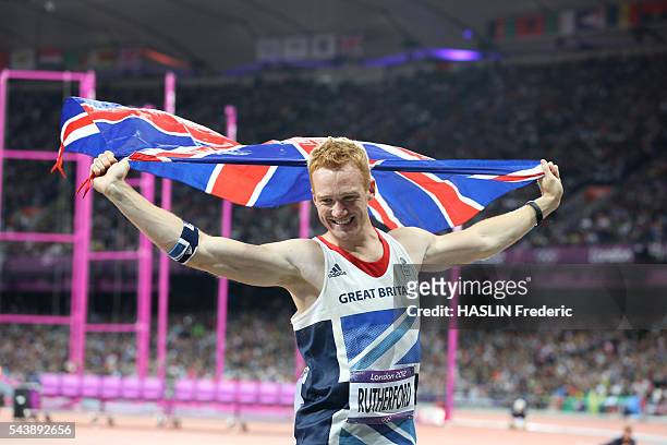 London 2012 - Athletics - Men's long jump final - Greg RUTHERFORD gold medalist