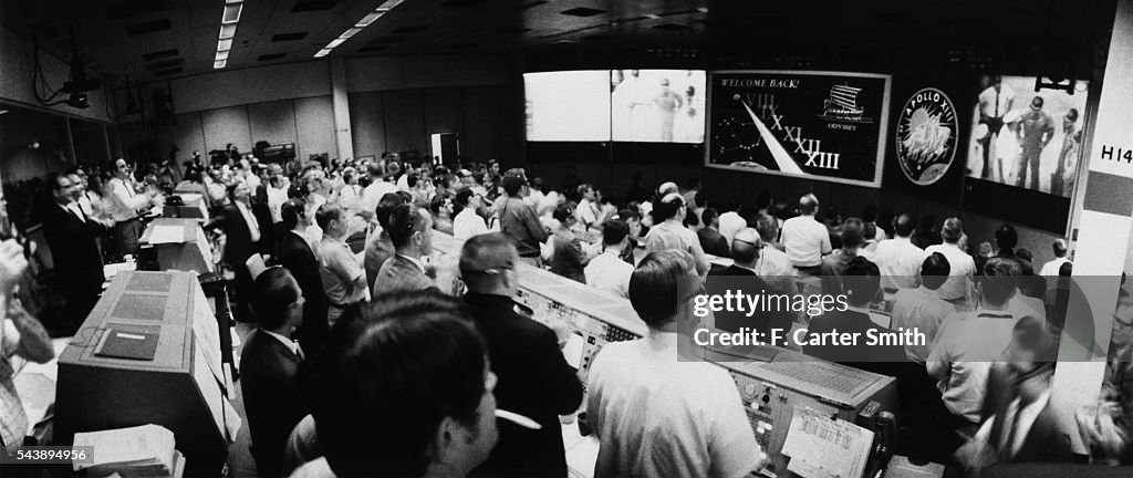 Apollo 13 Computer Room Control Room During the Return of Apollo 13 News Photo - Getty Images