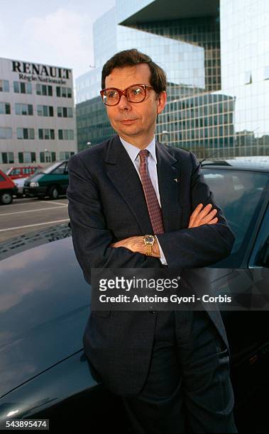 Louis Scheitzer, managing director for Renault, outside the company's headquarters.