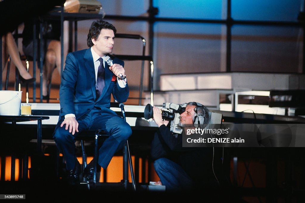 French Businessman and Television Broadcaster Bernard Tapie