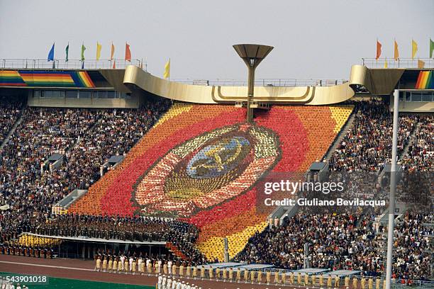 Opening Ceremony of the 1980 Summer Olympic Games.