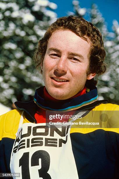 Swedish skier Ingemar Stenmark.