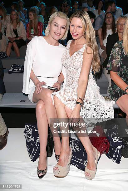 Kriemhild Siegel and Sabine Piller during the Lena Hoschek show during the Mercedes-Benz Fashion Week Berlin Spring/Summer 2017 at Erika Hess...