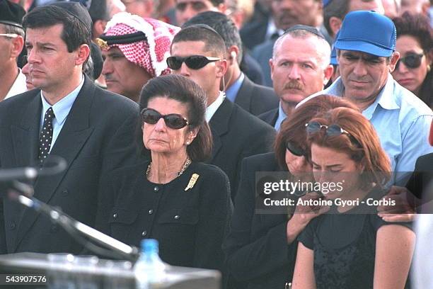 FUNERAL OF YITZHAK RABIN IN JERUSALEM