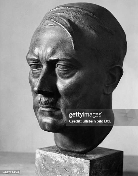 Hitler, Adolf - Politician, NSDAP, GermanyPortait bust - 1944- Photographer: Presse-Illustrationen Heinrich Hoffmann- Published by: 'Die Gruene Post'...