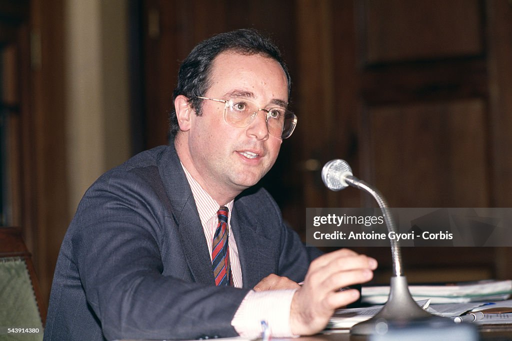 French socialist politician François Hollande