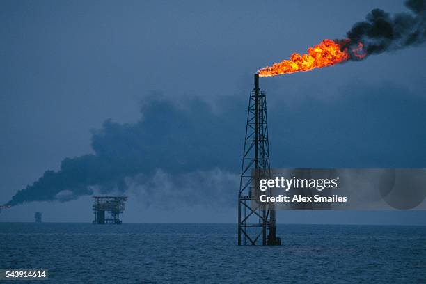 Oil Rig in the Persian Gulf