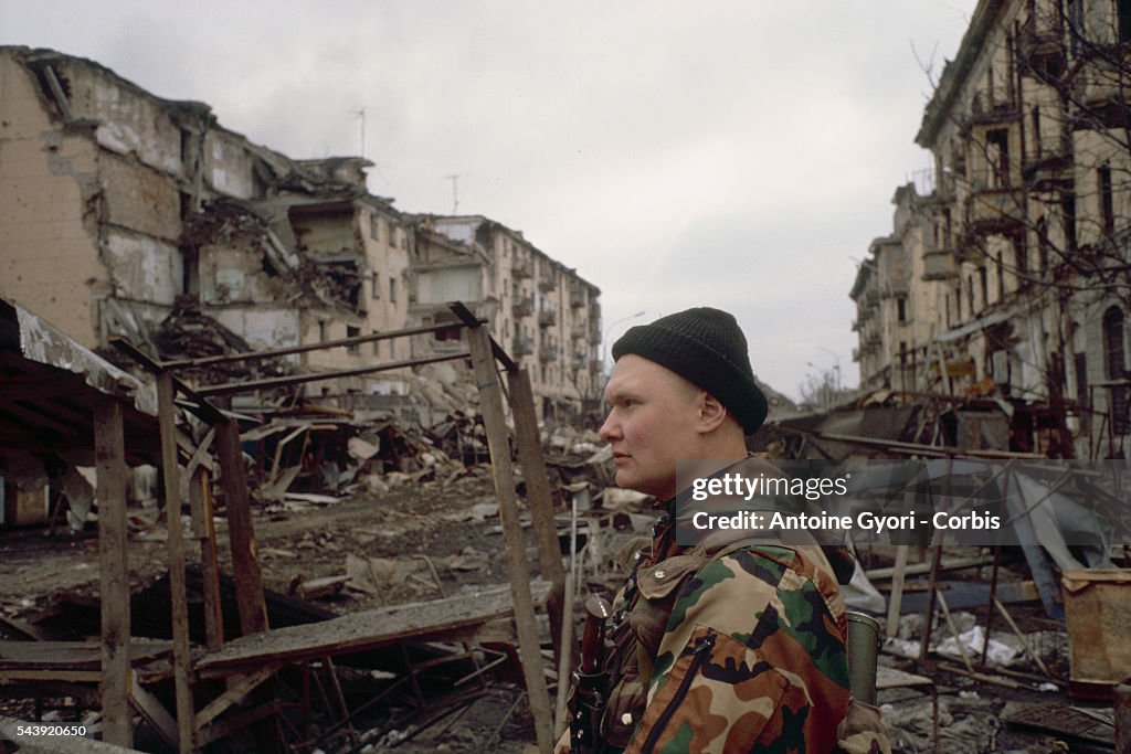 Grozny After its Capture by the Russian Army