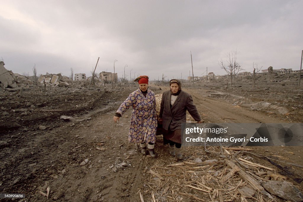 Grozny After its Capture by the Russian Army