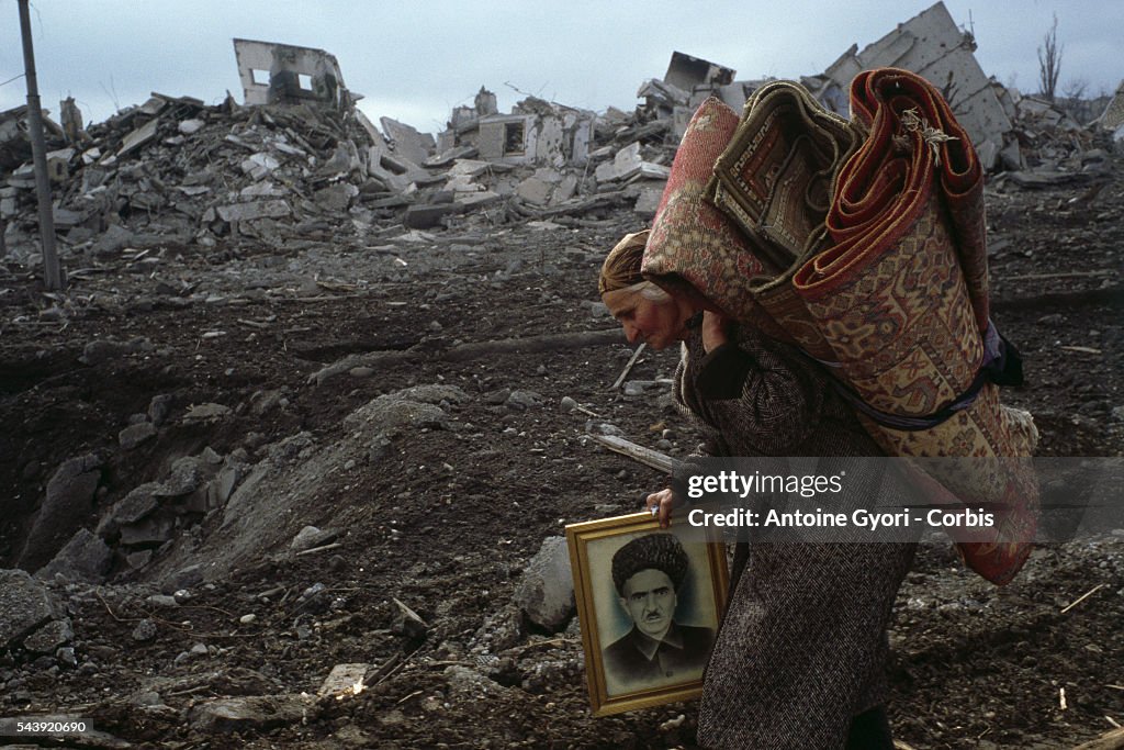 Grozny After its Capture by the Russian Army