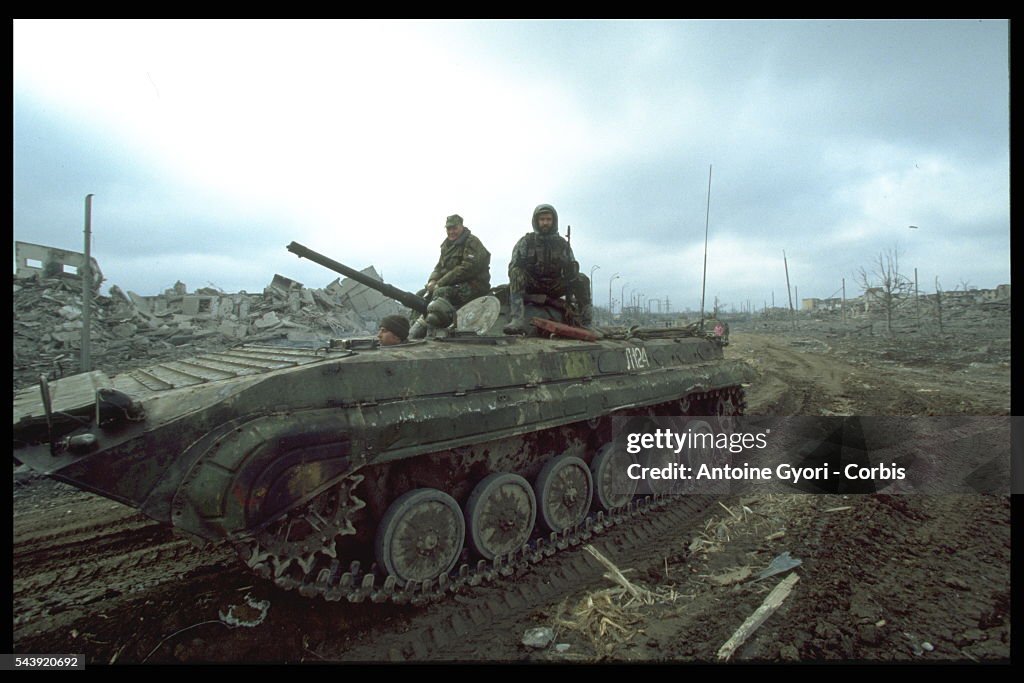 Grozny After its Capture by the Russian Army