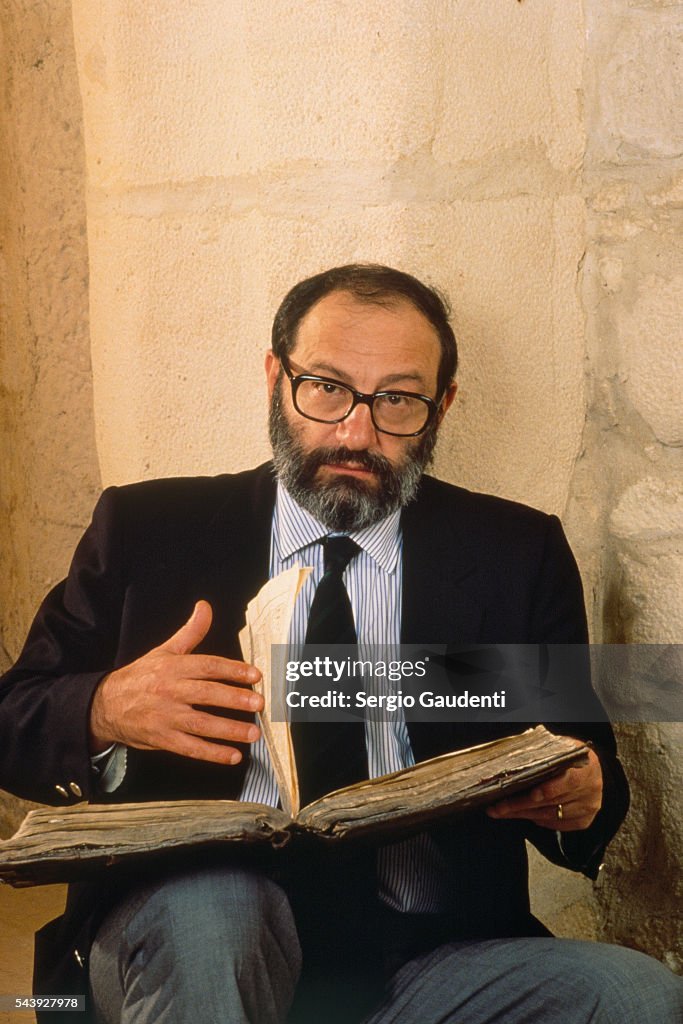 Italian Writer Umberto Eco