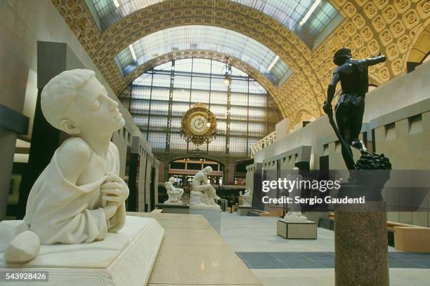 One of the exhibition halls of the Musee d'Orsay.