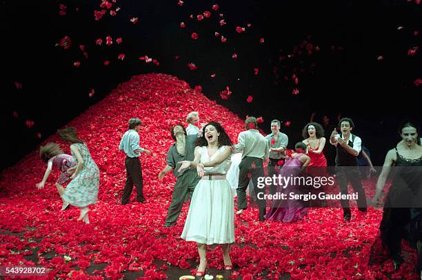 The new show of Pina Nausch "Tanztheater Wuppertal" will be represented at the Theatre de la Ville in Paris