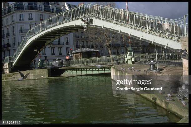 Canal St Martin in Paris