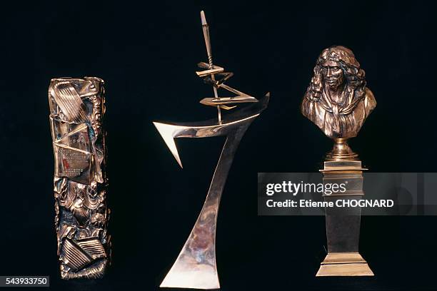 Trophies the Cesar, the Sept D'Or and the Moliere