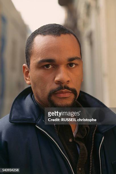 French actor and comedian Dieudonne for the television show "Poisson d'Avril".