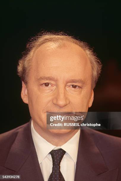 French Politician Hubert Vedrine