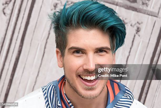 YouTube star Joey Graceffa attends the AOL Build Series to discuss "Escape the Night" at AOL Studios In New York on June 30, 2016 in New York City.