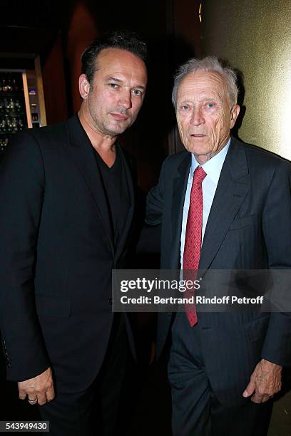 Actor Vincent Perez and Co-President of the Festival and President of Pathe Jerome Seydoux attend the 6th Chinese Film Festival : Photocall at Cinema...