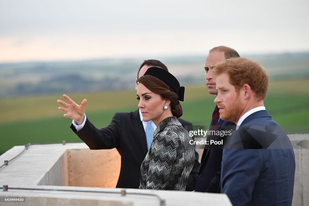 Royal Family Attend The Somme Centenary Commemorations In France