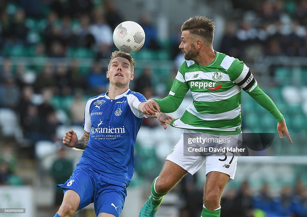 Shamrock Rovers v RoPS Rovaniemi - UEFA Europa League First Qualifying Round 1st Leg