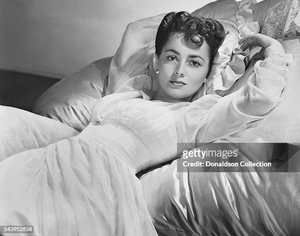 Actress Olivia de Havilland poses for a portrait in 1938 in Los Angeles, California.