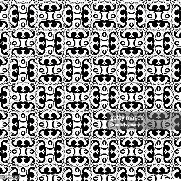 abstract retro pattern background - table cloth texture stock illustrations