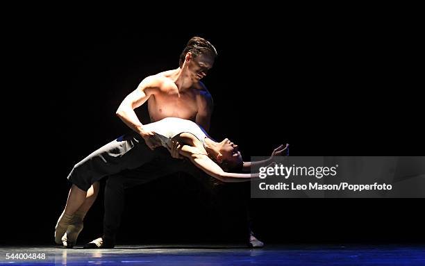 Multi award-winning Russian classical ballerina Natalia Osipova and Sergei Polunin perform contemporary work in 'Silent Echo' for the first time at...