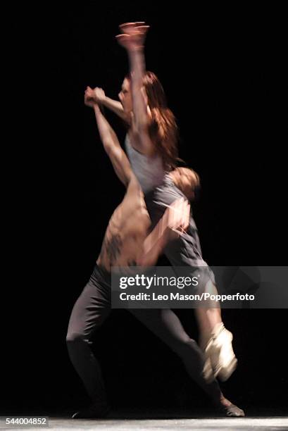 Multi award-winning Russian classical ballerina Natalia Osipova and Sergei Polunin perform contemporary work in 'Silent Echo' for the first time at...