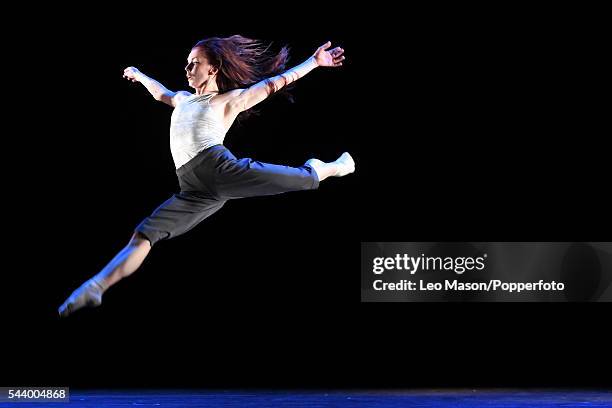 Multi award-winning Russian classical ballerina Natalia Osipova performs contemporary work 'Silent Echo' for the first time at Sadlers Wells on June...