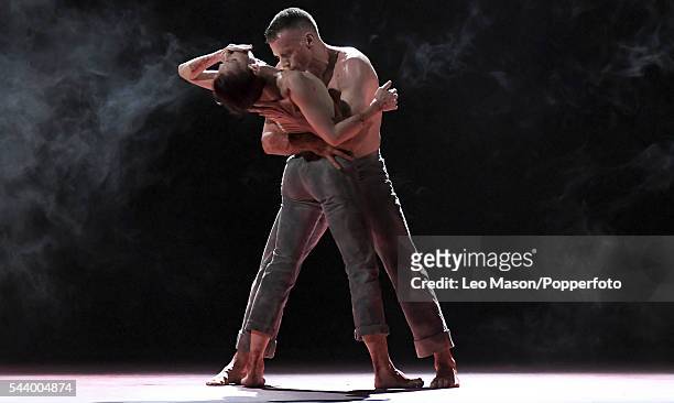 Multi award-winning Russian classical ballerina Natalia Osipova and Jason Kittelberger perform contemporary work in 'Qutb' for the first time at...