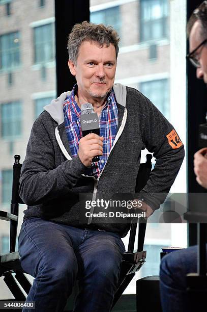 Michel Gondry attends the AOL Build Speaker Series to discuss his new film "Microbe and Gasoline" at AOL Studios In New York on June 30, 2016 in New...