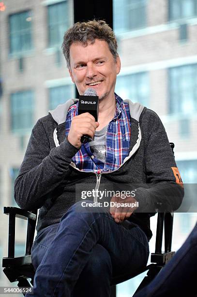 Michel Gondry attends the AOL Build Speaker Series to discuss his new film "Microbe and Gasoline" at AOL Studios In New York on June 30, 2016 in New...