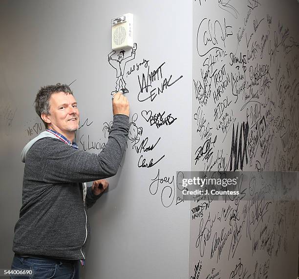 Writer/director Michel Gondry attends the AOL Build Series to discuss his new film "Microbe And Gasoline" at the AOL Studios In New York on June 30,...