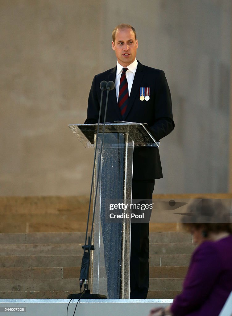 Royal Family Attend The Somme Centenary Commemorations In France