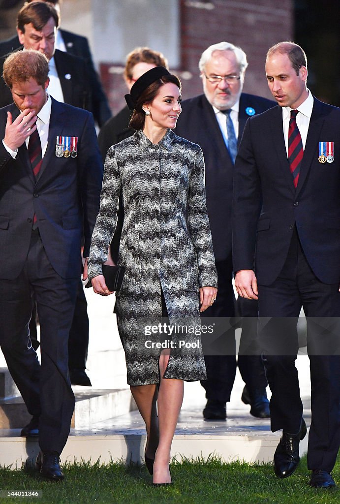 Royal Family Attend The Somme Centenary Commemorations In France