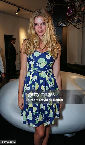 Valerie Van Der Graaf attends a private collectors dinner to celebrate the opening of "Radical Presence" curated by Kate Linfoot at The Unit on June...