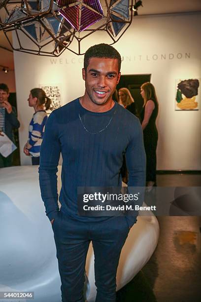 Lucien Laviscount attends a private collectors dinner to celebrate the opening of "Radical Presence" curated by Kate Linfoot at The Unit on June 30,...