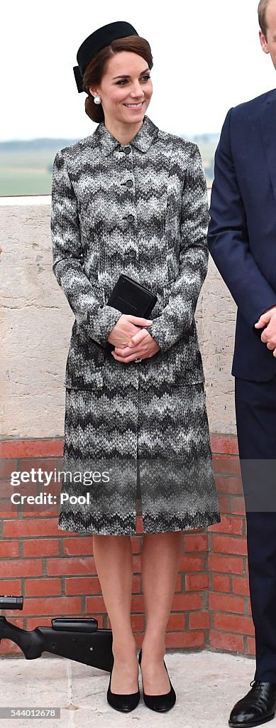 Royal Family Attend The Somme Centenary Commemorations In France