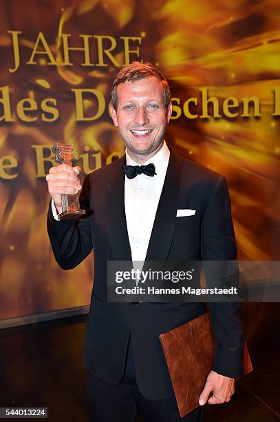 Tobias Lindholm attends the Bernhard Wicki Award during the Munich Film Festival 2016 at Cuvilles Theatre on June 30, 2016 in Munich, Germany.