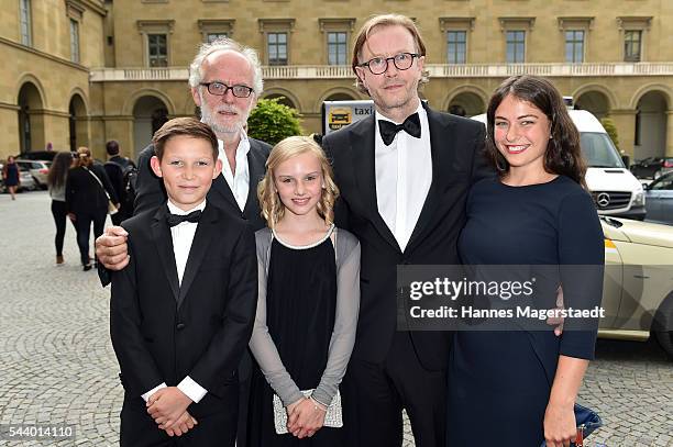 Ivo Pietzcker, Ulrich Limmer, Jule Hermann, Kai Wessel and Henriette Confurius attend the Bernhard Wicki Award during the Munich Film Festival 2016...