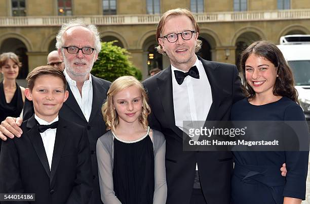 Ivo Pietzcker, Ulrich Limmer, Jule Hermann, Kai Wessel and Henriette Confurius attend the Bernhard Wicki Award during the Munich Film Festival 2016...