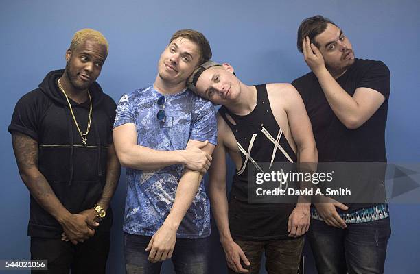 Dan Clermont, Cody Carson, Maxx Danziger, and Zach DeWall of Set It News  Photo - Getty Images